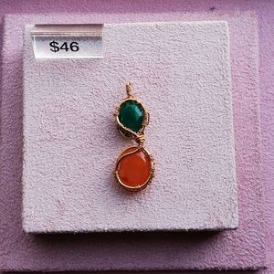 Earth and Fire pendant